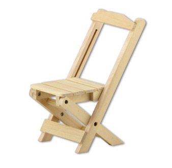 Mr.Carving Заготовка для декора SC-008 "Стул складной" дерево 10х5х15х19см