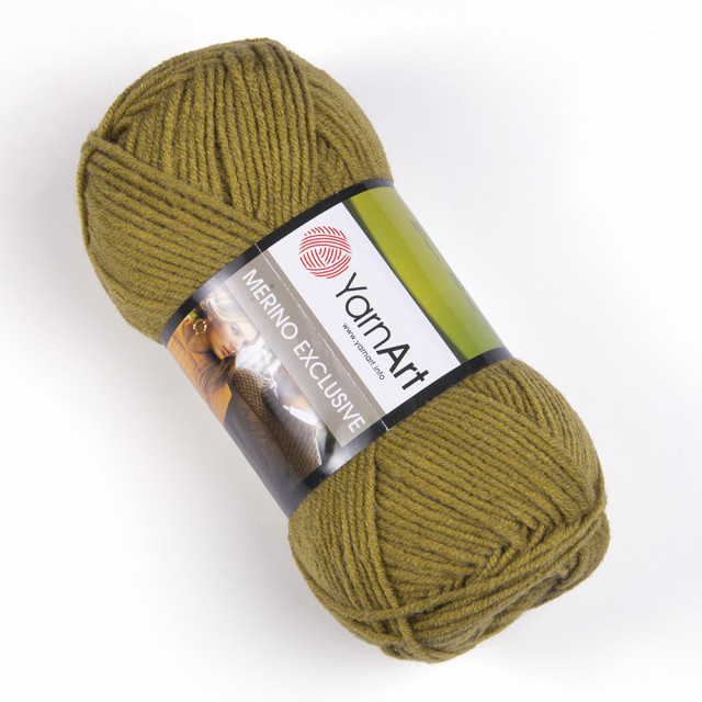 Yarn Art пряжа Merino exclusive 100гр. 220м. 50%шерсть, 50% акрил