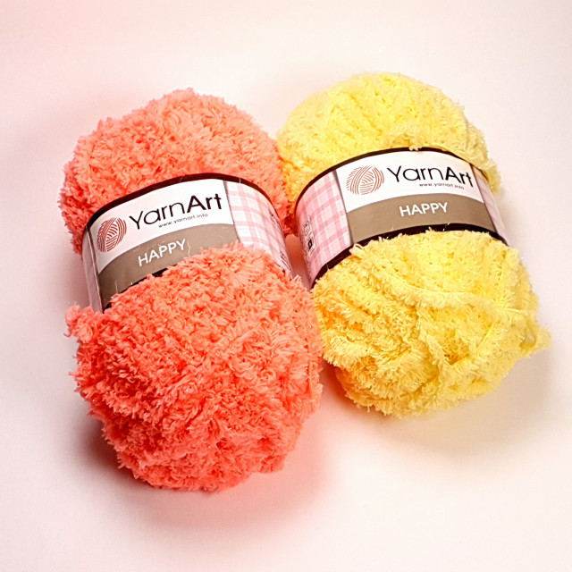 Yarn Art пряжа Happy 100гр. 175м. 100%микрополиэстр