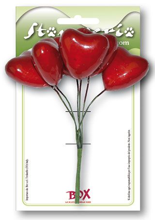 Stamperia Цветы для декорирования SFB009 "Сердечки"