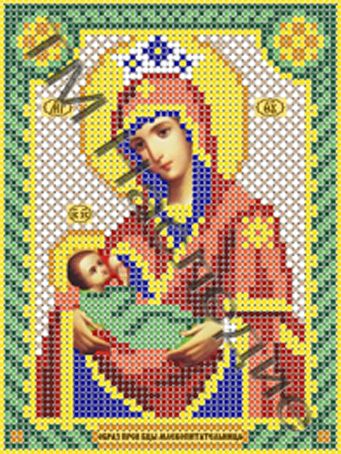 Наследие Ткань д/выш. бисером  ДА5-053 "Пр. Богородица Млекопитательница",12х16см