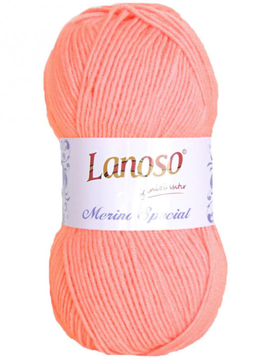 Lanoso Пряжа Merino Special 100гр. 275м. 49% шерсть, 51%акрил