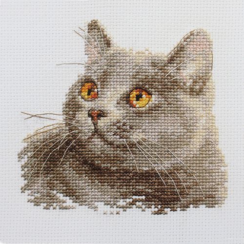 Алиса Набор для вышивания 0-134 "Британский кот"