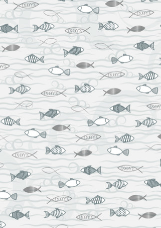 Heyda Бумага д/скрапбукинга 20-47 727 31 Бумага "Рыбки", А4, 200 г