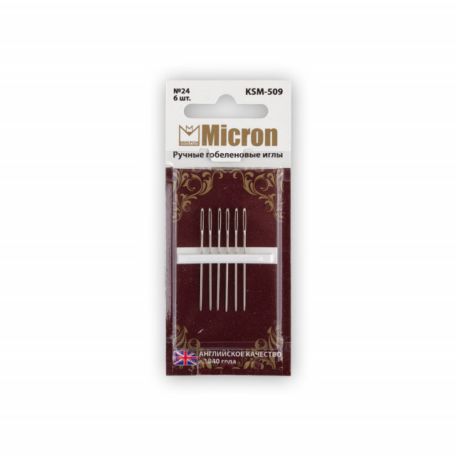 Micron Иглы гобеленовые  №24 KSM-509, 6шт