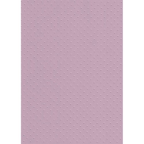 Лоза Бумага д/скрапбукинга с рельефным рисунком БР002-14 "Точки" 3 листа,  А4, сиреневый