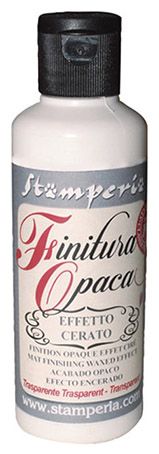 Stamperia Лак для финишного покрытия "Finitura opaca" с эффектом "воска", 80 мл KE38M