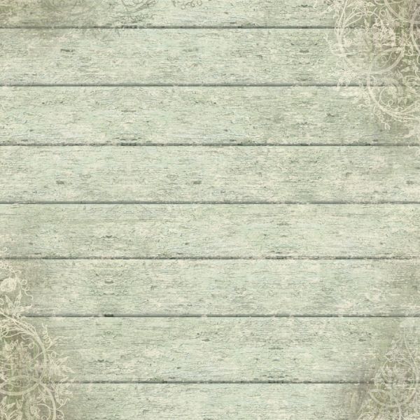 Stamperia Салфетка рисовая DFT298 для декупажа , 1 лист, 50х50см "Зелёные досочки"