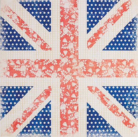 Docrafts Бумага д/скрапбукинга РМА163107 "Винтаж-Флаг" (160gsm) Portobello Road  30,5 х 30,5 см