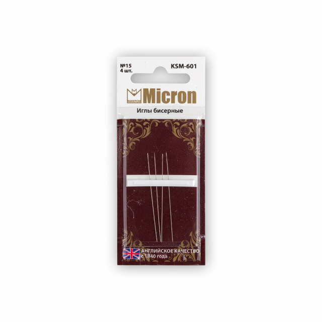 Micron Иглы бисерные KSM-601 4шт.