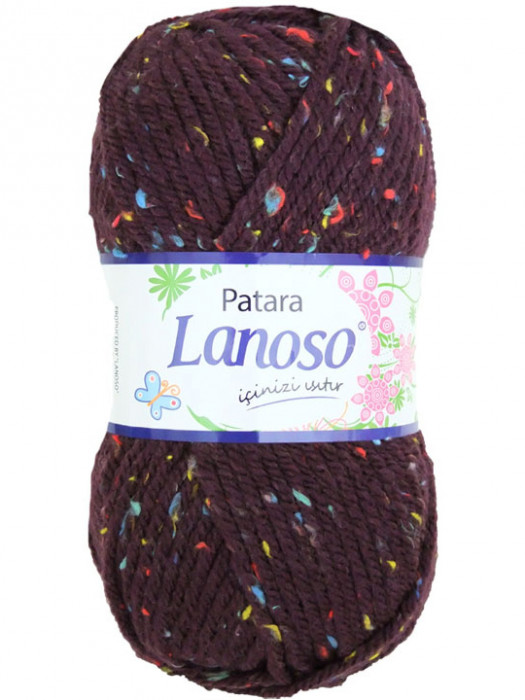 Lanoso Пряжа Patara 100гр. 120м. 25%шерсть, 72% акрил, 3%вискоза