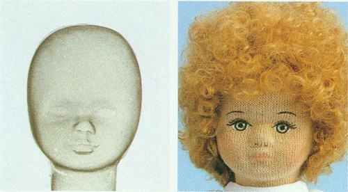 Glorex Пластиковая основа для лица куклы Beni высотой 20см  G7712173