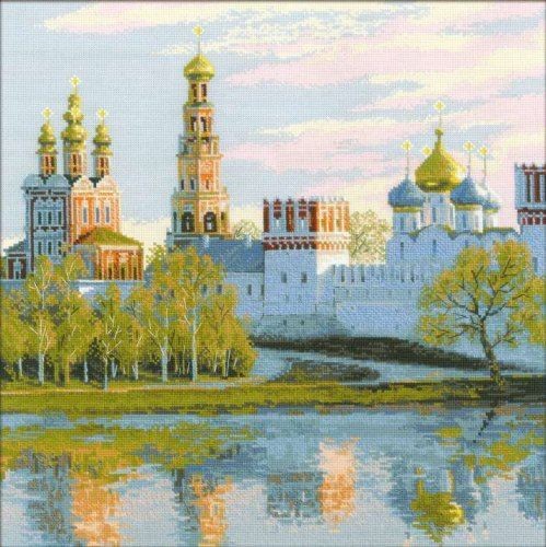 Riolis Набор для вышивания 1430 Новодевичий монастырь. 40х40см