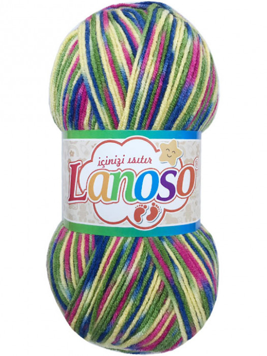 Lanoso пряжа Bebisim rengarenk 100гр. 300м. 100%акрил