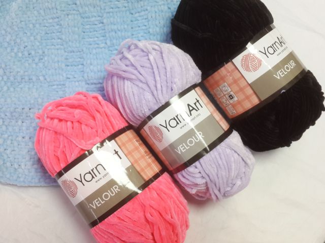 Yarn Art пряжа Velour 100г. 170м.100%микрополиэстер