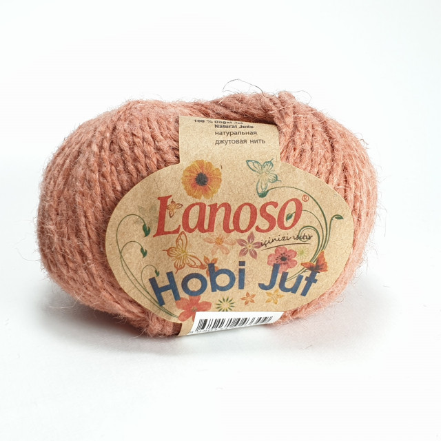 Lanoso Пряжа Hobi Jut 100гр.80м. 100%джут