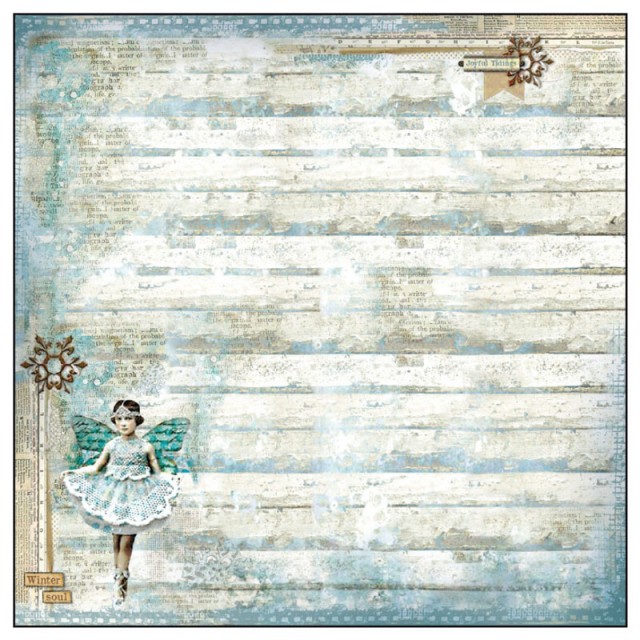 Stamperia Бумага д/скрапбукинга SBB513 "Сказочные звезды",1 лист, 31,5 х 30,5 см, 170 гр