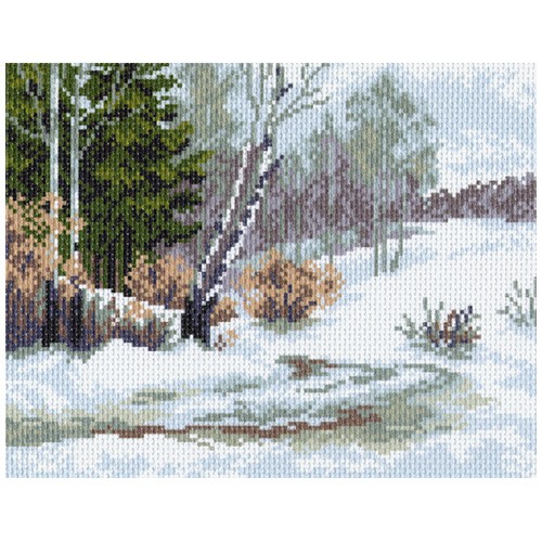 МП Канва с рисунком 0838-1 "Зимний лес"