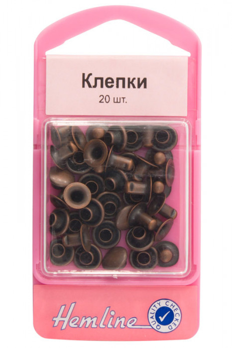 Hemline Клёпки бронза 467.B, 20шт