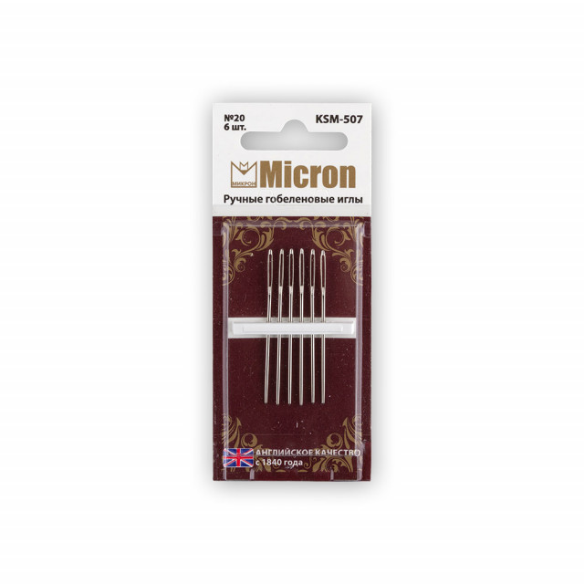 Micron Иглы гобеленовые  №20 KSM-507, 6шт