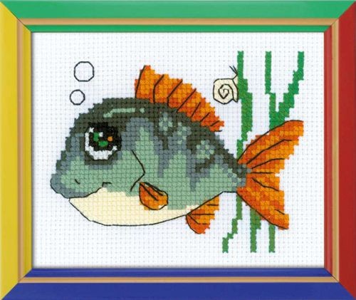 Riolis Набор для вышивания НВ-139 "Рыбка с улыбкой" 16х13см