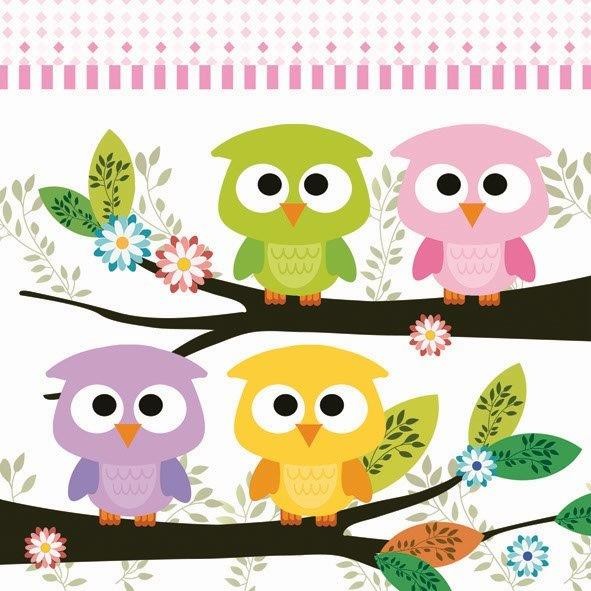 Daisy Салфетка 3-х слойная SDOG 0226 01 Совушки