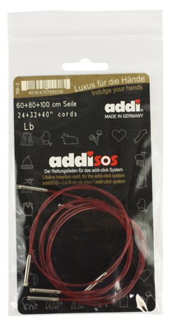 ADDI Набор лесок addiSOS длиною 60, 80 и 100 см для системы addiClick 768-7/000