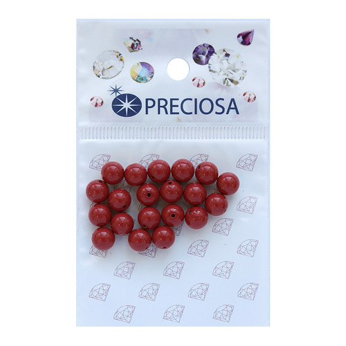 Preciosa 131-10-011 Хрустальный жемчуг  Cranberry  6мм. 20 ш 551813