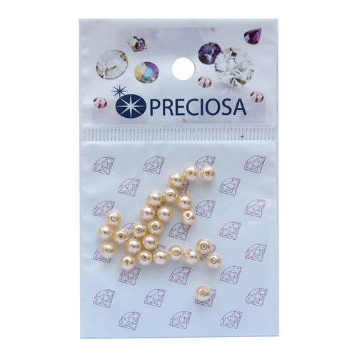 Preciosa 131-10-011 Хрустальный жемчуг  Cream  4мм. 25 шт. 551800