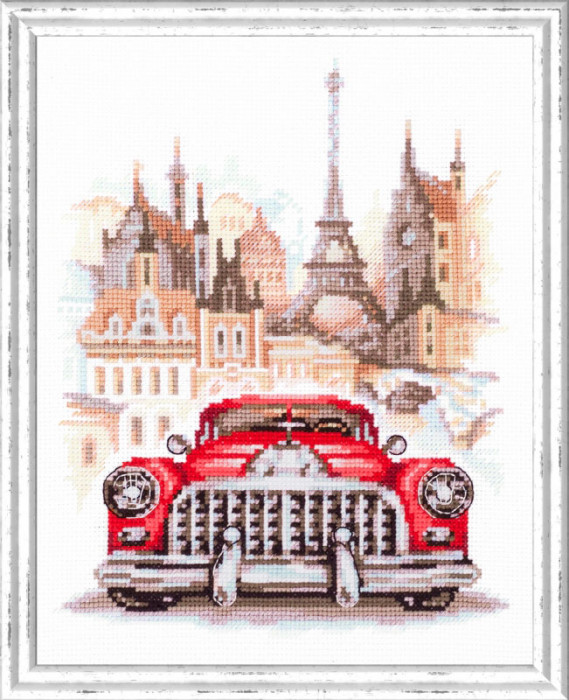 Чудесная игла Набор для вышивания 120-110-021 "Ретро автомобиль. Бьюик", 16 x 20