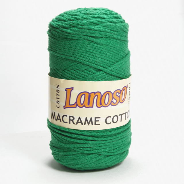 Lanoso пряжа Macrame coton 250гр., 85%хлопок, 15%полиэстер