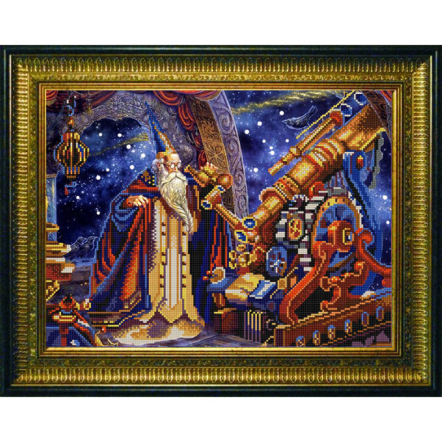 Конёк Рисунок на ткани (Бисер) арт. 9830 Астроном 29х39 см