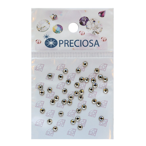 Preciosa 438-11-612 Стразы термоклеевые  Crystal SS12 40 шт. 551769