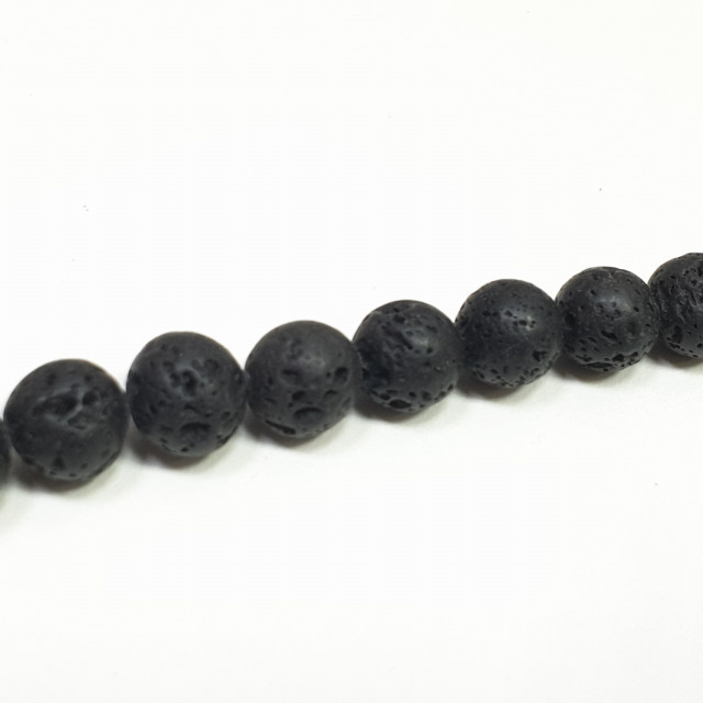 Бусины Лава диам. 12мм. 33шт