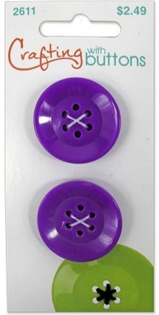 Пуговицы "9&6 Hole" Small Purple 6 Hole 470002611