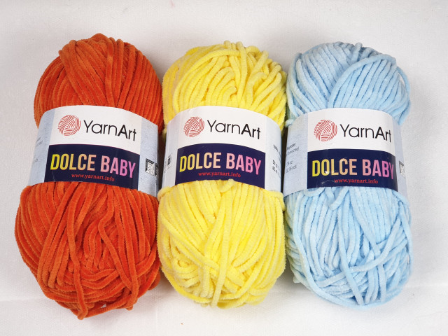 Yarn Art пряжа Dolce baby 50г. 85м. 100%микрополиэстер