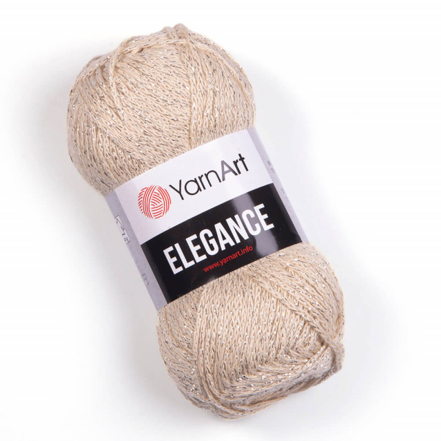 Yarn Art пряжа ELEGANCE 50г. 130м 88% хлопок 12%металлик