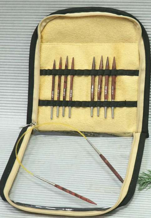 Knit Pro Набор "Special Interchangeable Needle Set" укороченных съемных спиц "Cubics" 25615