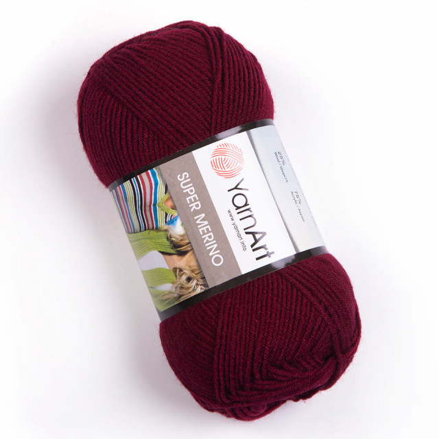 Yarn Art пряжа Super Merino 100гр. 280м. 25%шерсть, 75%акрил