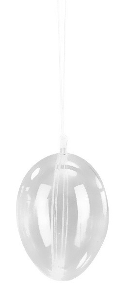 Rayher Яйцо из прозрачного пластика разъемное, 8 см 39 045 37 