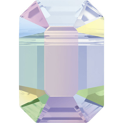 Swarovski Бусина стеклянная 5514 Crystal 10.0 x 7.0 мм перламутр (001 AB)  2 шт