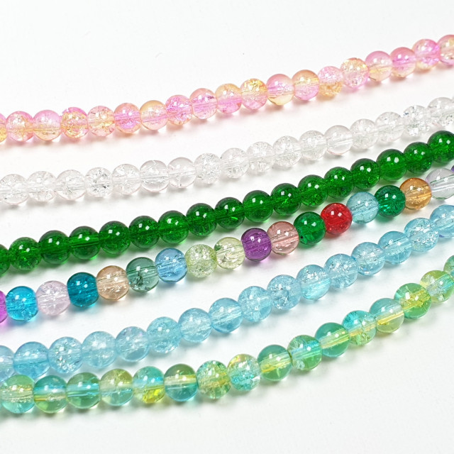 Бусины Сахарный кварц гладкий шар, диам.6мм. нить около  36см