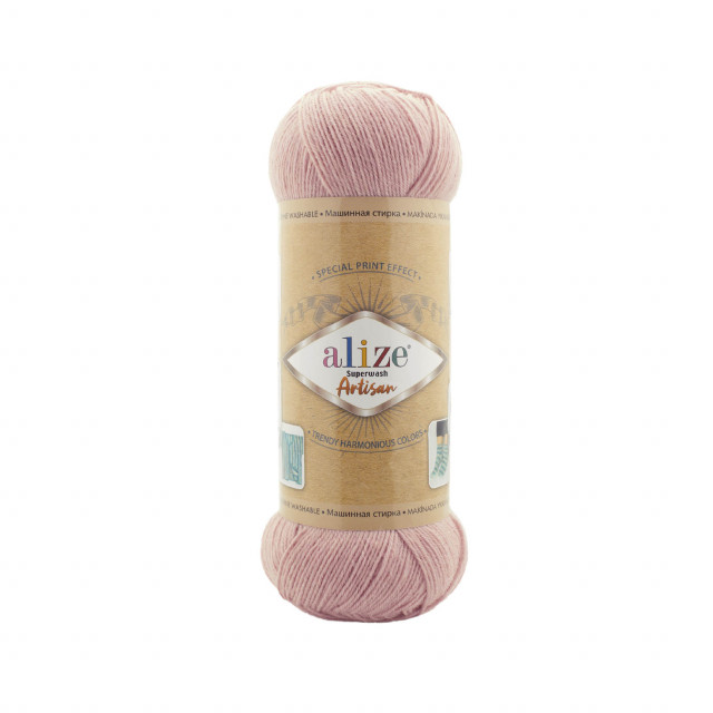 Alize Пряжа SUPERWASH 100гр.420м, 75%шерсть. 25%полиамид