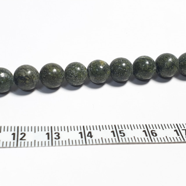 Бусины змеевик, шарик гладкий 8мм (46-47шт.)