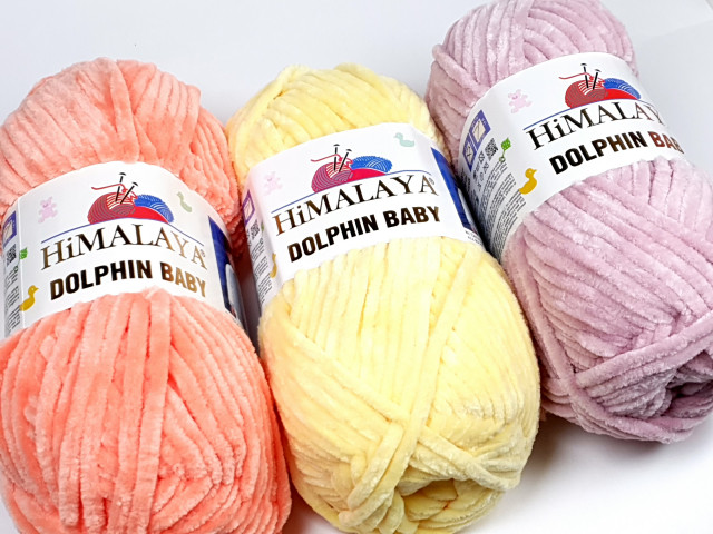 Himalaya пряжа Dolphin baby 100гр. 120м. 100% микрополиэстер