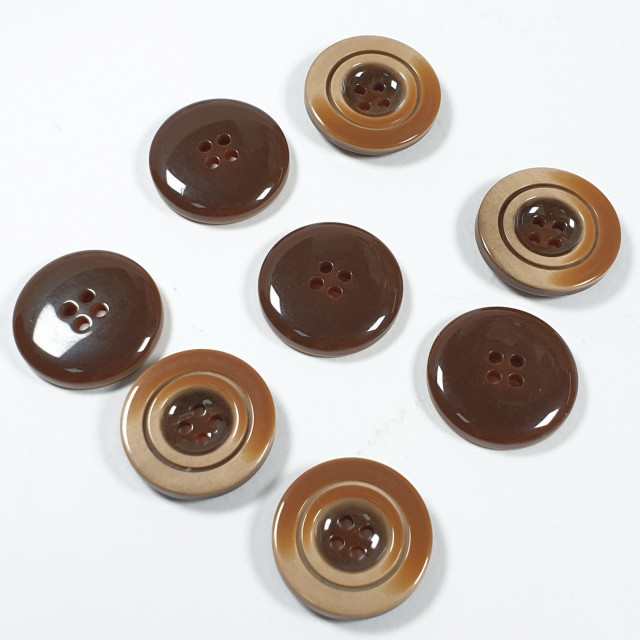 Пуговица костюмная 26L четыре прокола 1шт арт. 0312-2109Е