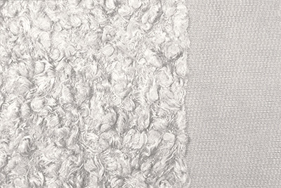 Мех "Кудрявый" 50см*50см (+/-1,0см), цв. молочный 24885