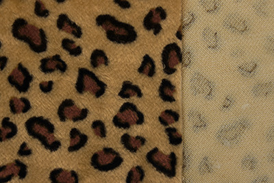 Мех М-1500, 50 х 50 см (+/-1,0см), 200 гр/м, цвет темно-бежевый/коричневый/чёрный 25749