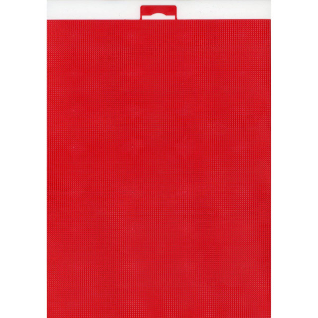 К-051 Канва пластиковая 21*28см,красная