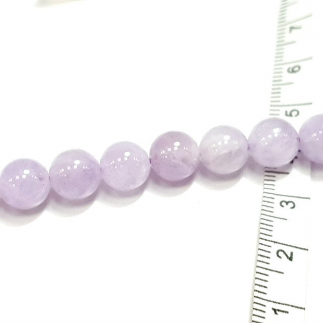 Бусины аметист лавандовый шарик гладкий 8мм.48шт.